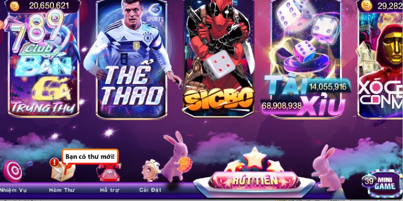 Cổng game đổi thưởng uy tín 789Club