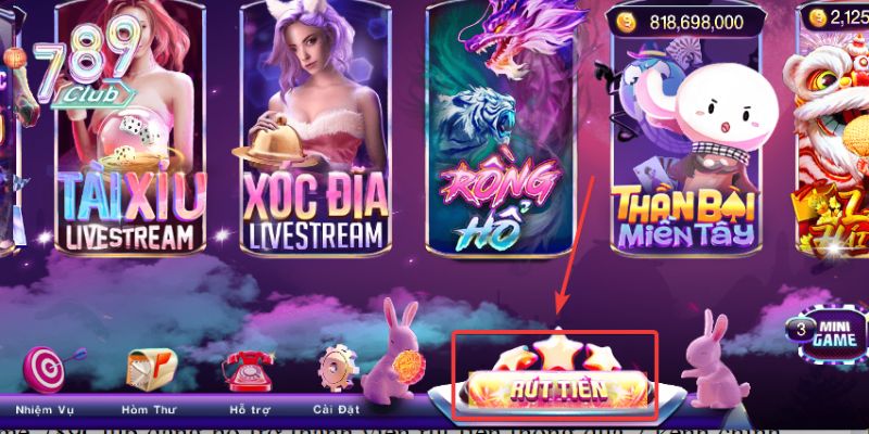 Bet thủ nên truy cập link rút tiền tại cổng game 789Club uy tín